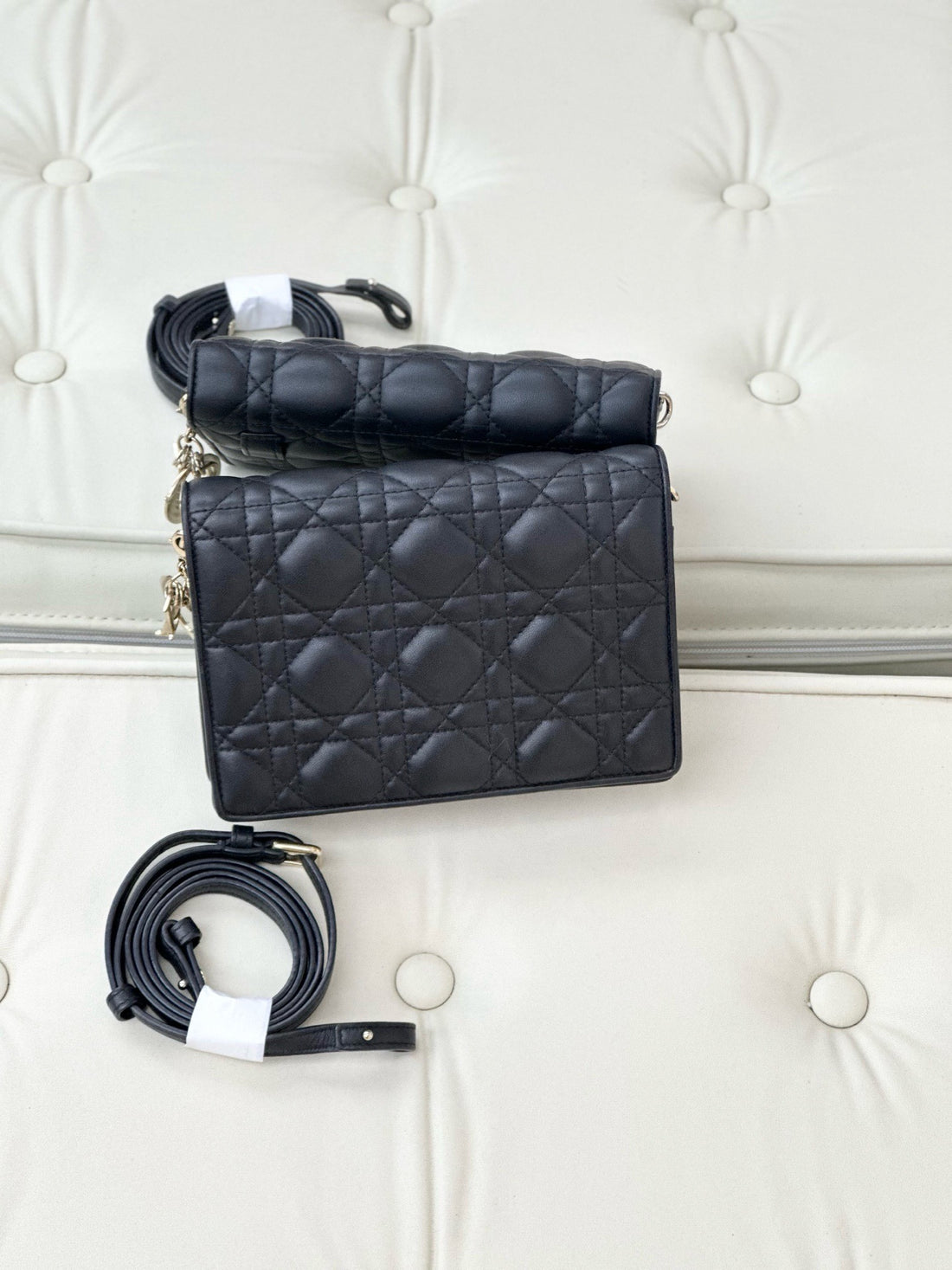 DIOR Milly Lady Dior leather crossbody bag
