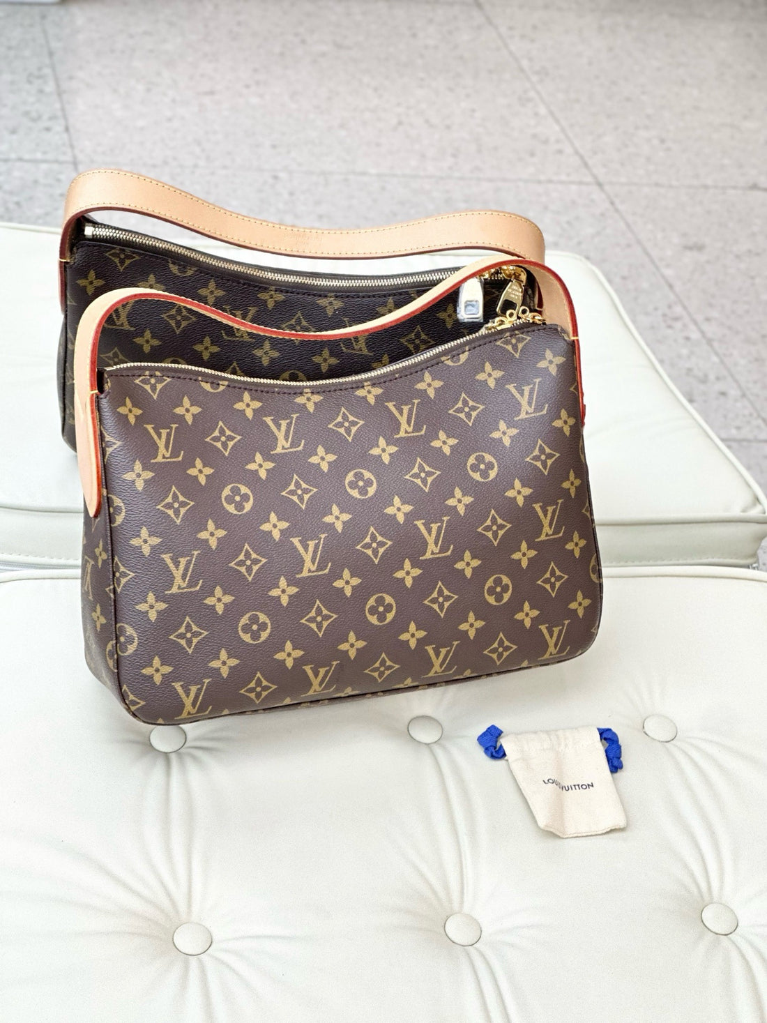 LV Monogram Slouchy PM
