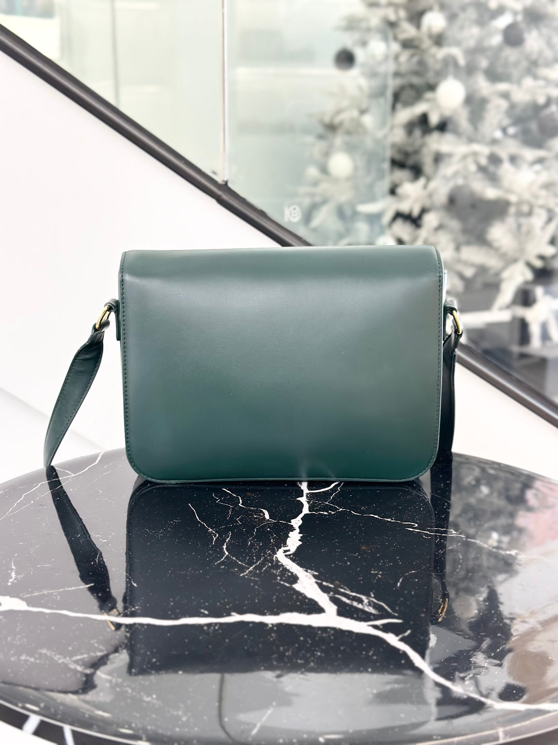 CELINE Triomphe Leather Handbag