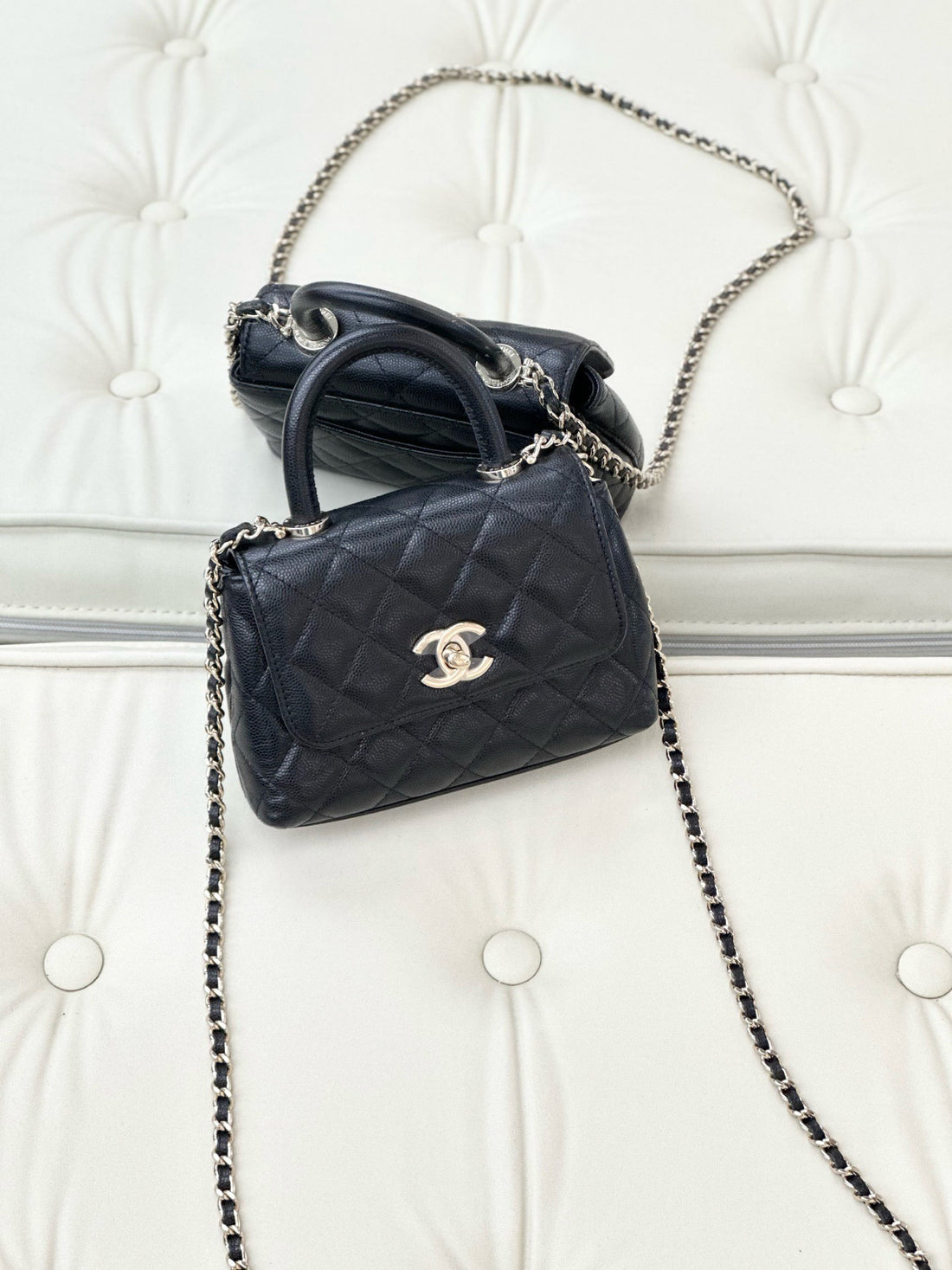 CHANEL Coco Handle leather handbag