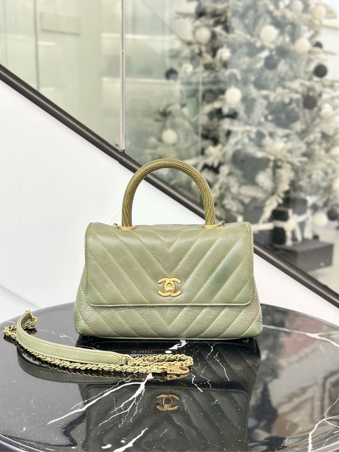 Chanel Coco Handle leather handbag