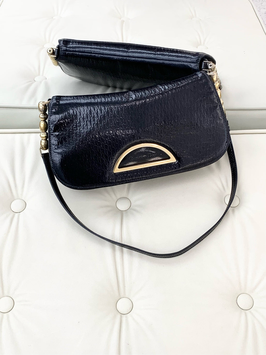 Dior leather handbag