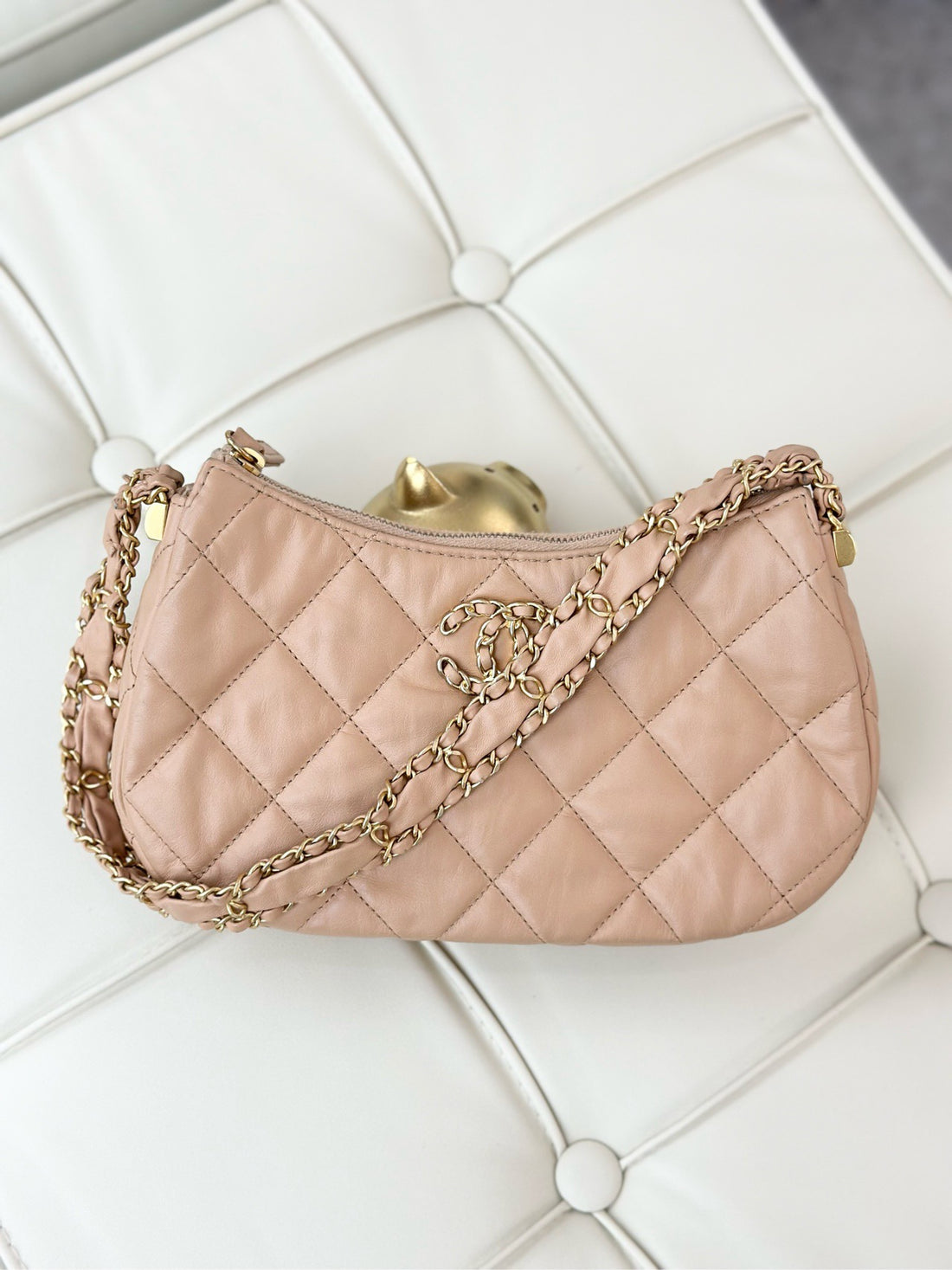 Chanel leather handbag