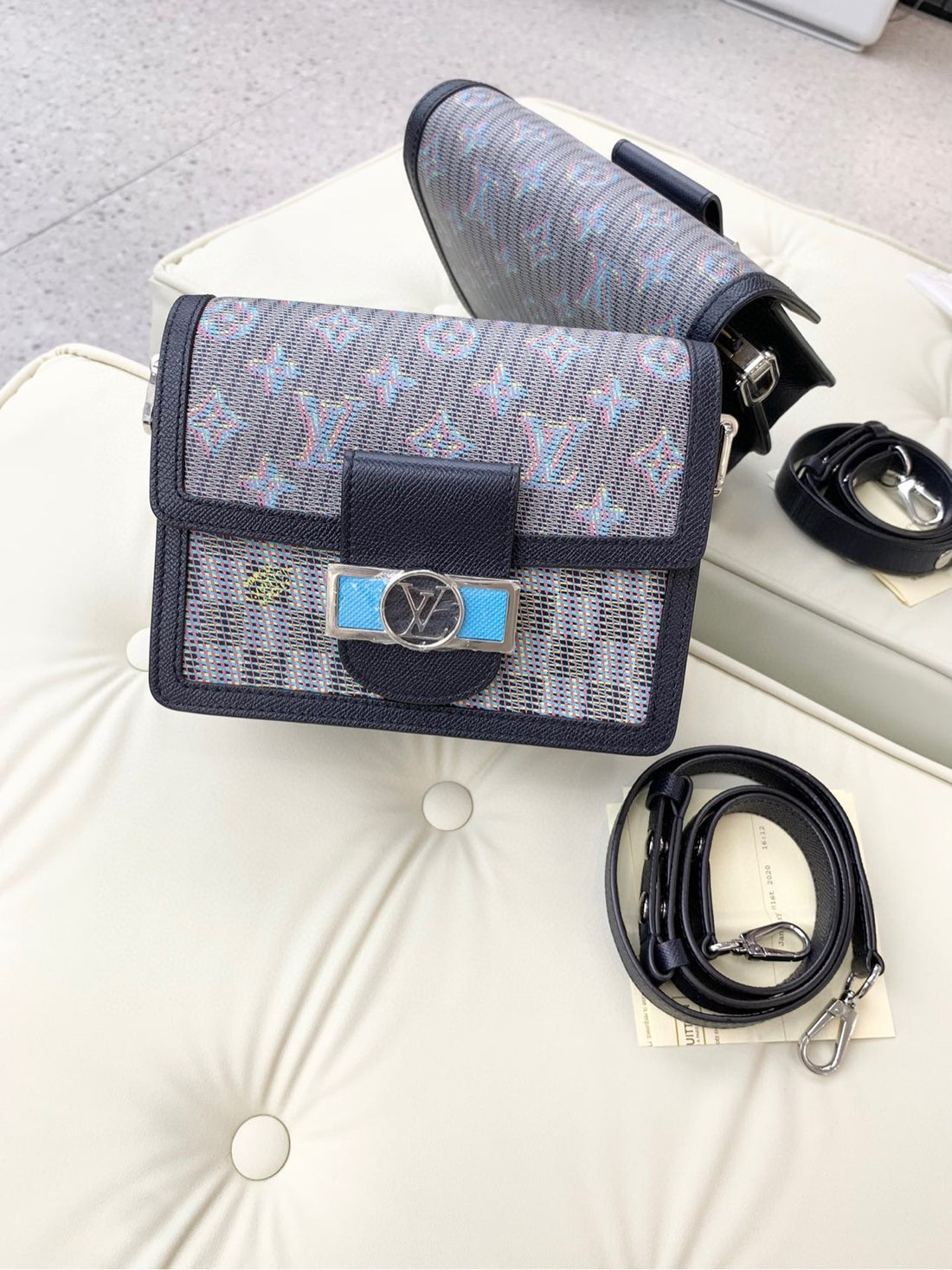 Louis Vuitton Mini Dauphine Colorful Monogram Crossbody Bag