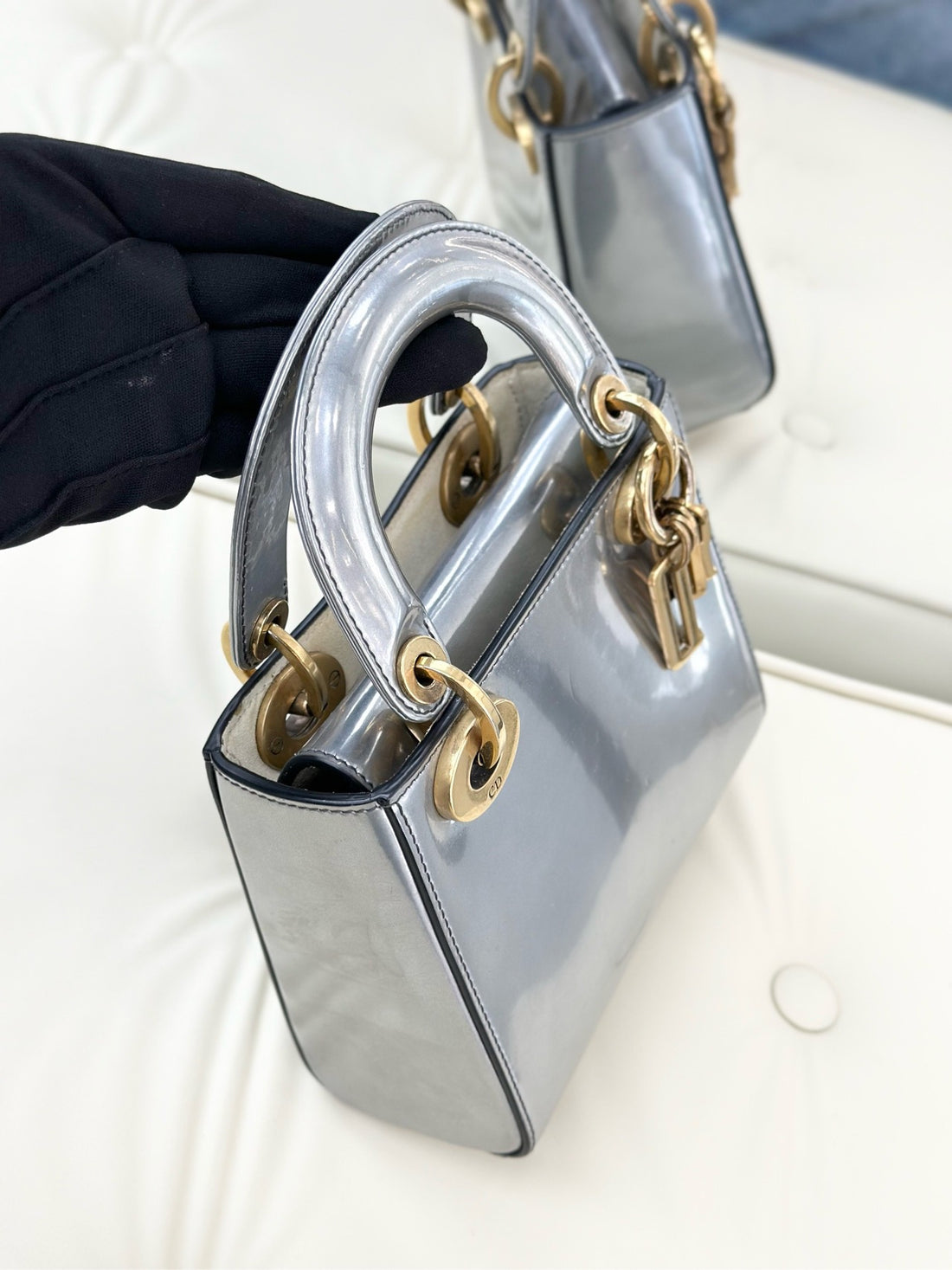 DIOR Lady Dior leather handbag