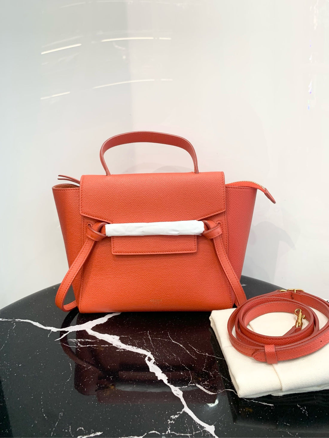 Celine Pico Grained Calfskin Waist Bag