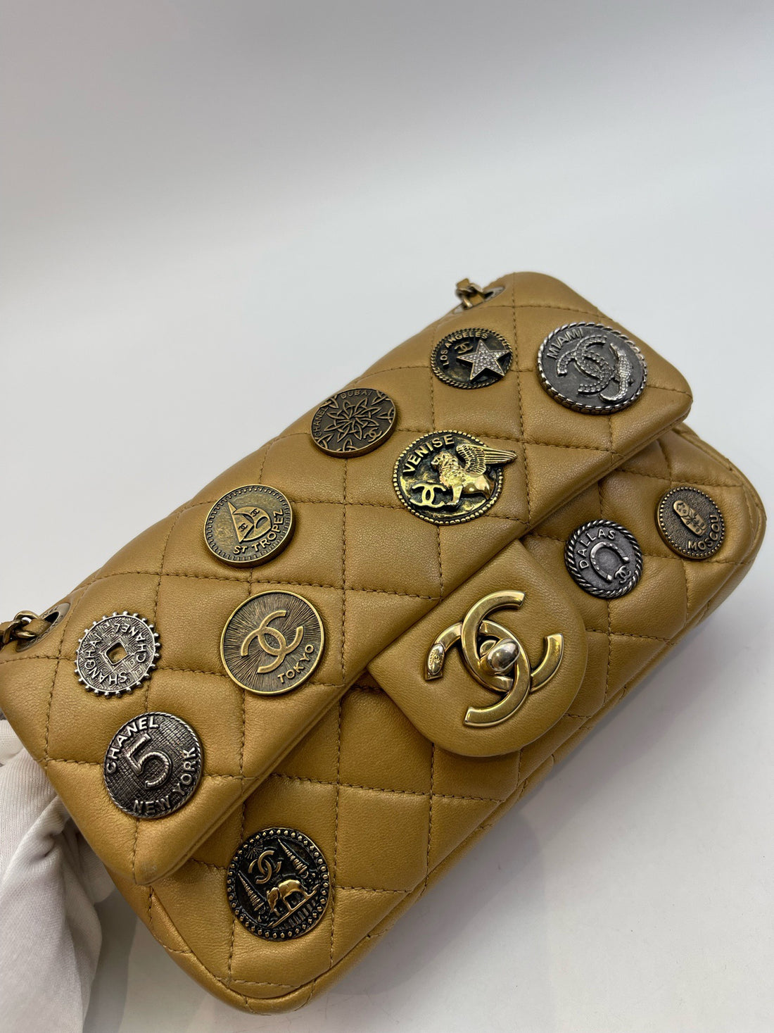 Chanel Classique Leather Crossbody Bag