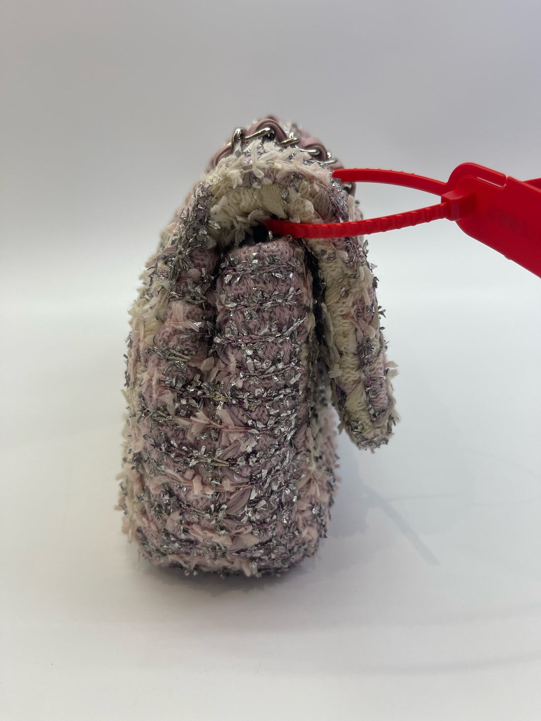 Chanel tweed flap bag