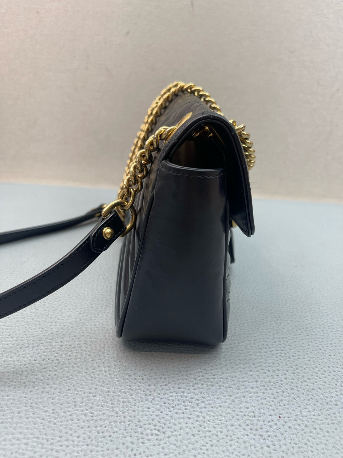 GUCCI GG Marmont Flap leather handbag
