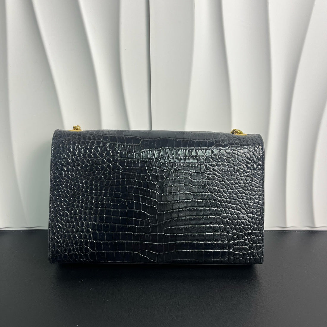 YSL Pompom Kate Leather Crossbody Bag