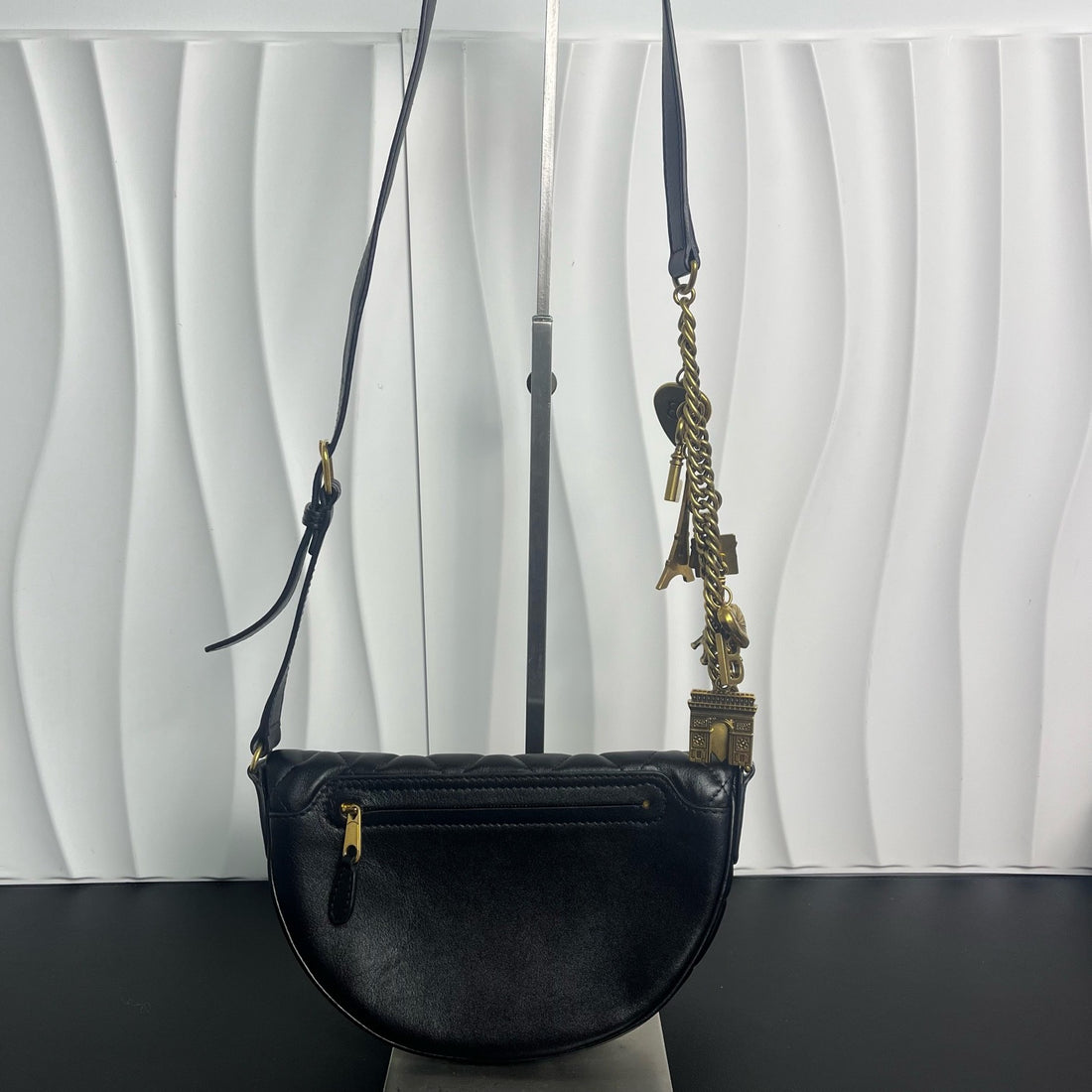 BALENCIAGA Commemorative Waist Pouch, Quilted Leather