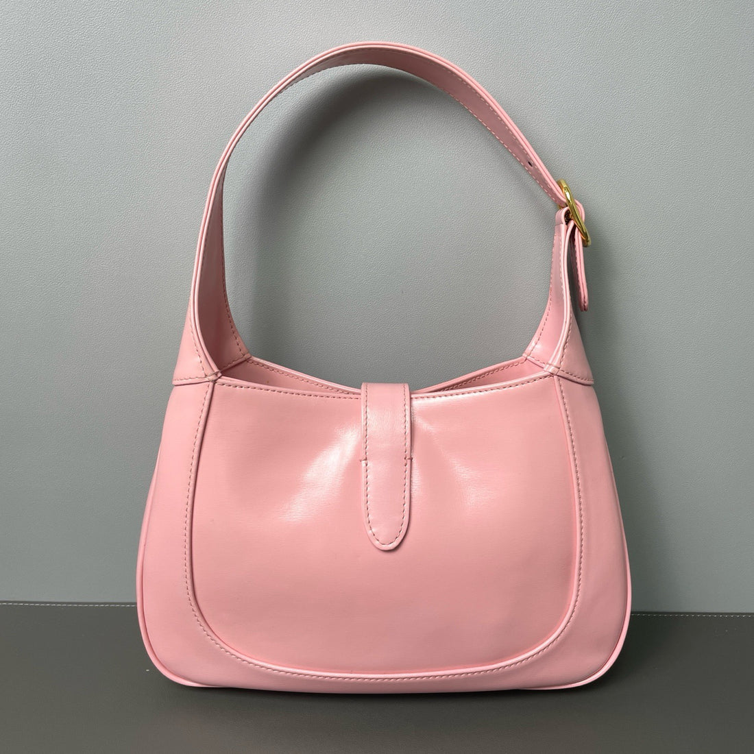 GUCCI Jackie 1961 mini bag, light pink leather