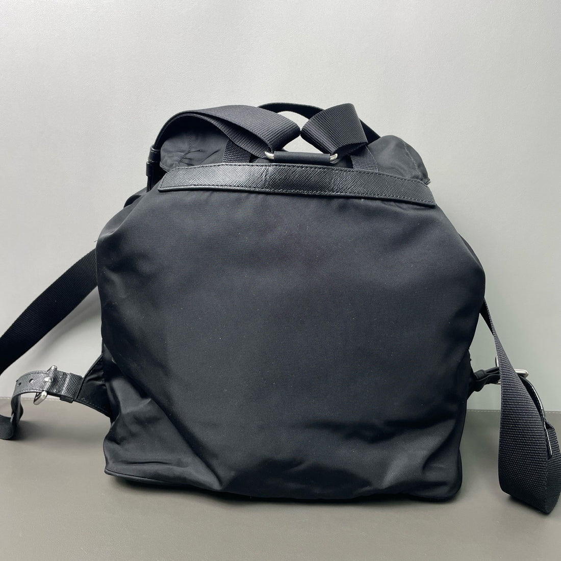 Prada Le Nylon Women's Pocono Backpack, Black