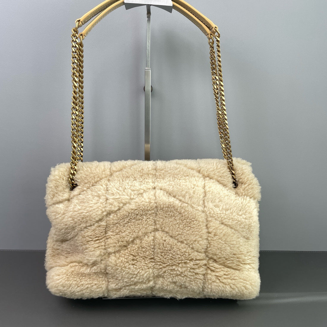 Saint Laurent PUFFER lambskin chain bag