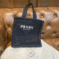 Prada black tote bag