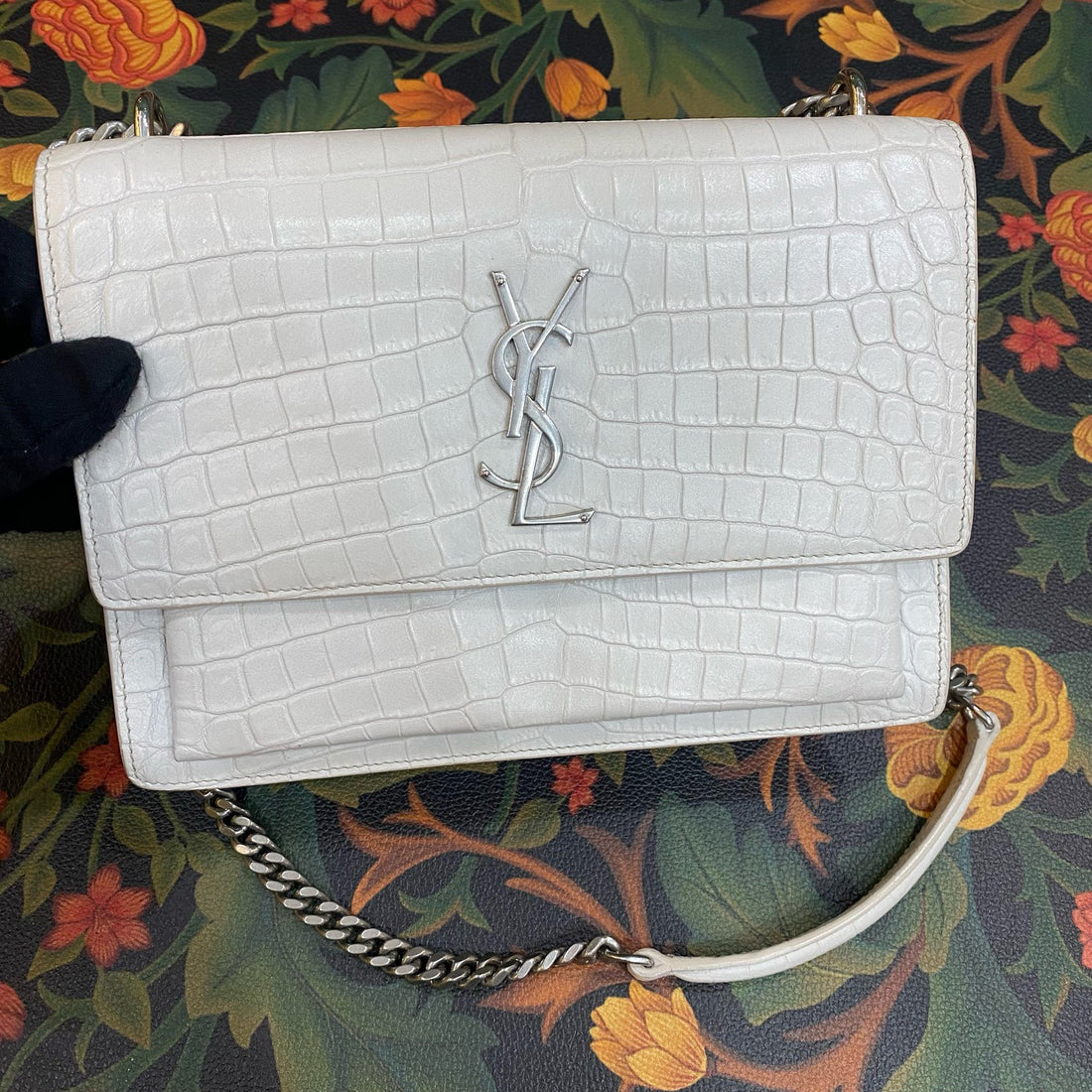 Saint Laurent

Sunset Crocodile Handbag